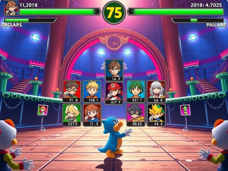 Epic Smash Heroes character selection screen